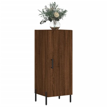 vidaXL Ντουλάπι Καφέ Δρυς 34,5x34x90cm Επεξεργασμένο Ξύλο 1 τεμ.