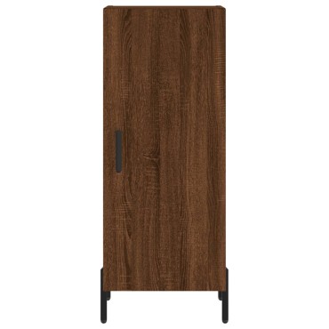 vidaXL Ντουλάπι Καφέ Δρυς 34,5x34x90cm Επεξεργασμένο Ξύλο 1 τεμ.