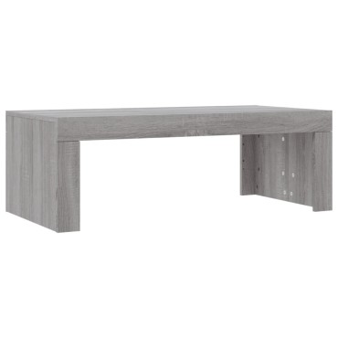 vidaXL Τραπεζάκι Σαλονιού Γκρι Sonoma 102x50x36cm Επεξεργασμένο Ξύλο 1 τεμ.
