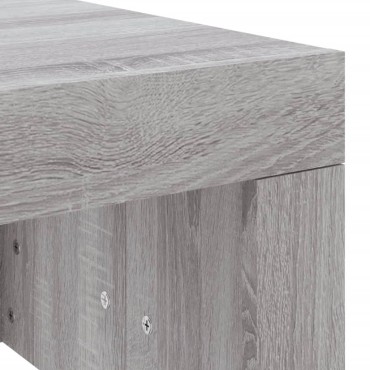 vidaXL Τραπεζάκι Σαλονιού Γκρι Sonoma 102x50x36cm Επεξεργασμένο Ξύλο 1 τεμ.