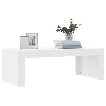 vidaXL Τραπεζάκι Σαλονιού Λευκό 102x50x36cm Επεξεργασμένο Ξύλο 1 τεμ.