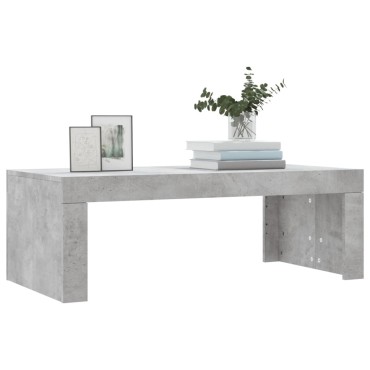 vidaXL Τραπεζάκι Σαλονιού Γκρι Σκυρ. 102x50x36cm Επεξεργ. Ξύλο 1 τεμ.