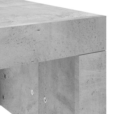 vidaXL Τραπεζάκι Σαλονιού Γκρι Σκυρ. 102x50x36cm Επεξεργ. Ξύλο 1 τεμ.