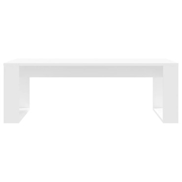 vidaXL Τραπεζάκι Σαλονιού Λευκό 102x50x35cm από Επεξεργασμένο Ξύλο 1 τεμ.