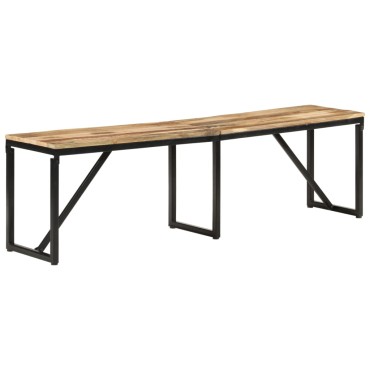 vidaXL Πάγκος 160x35x46cm από Μασίφ Ξύλο Μάνγκο 1 τεμ.