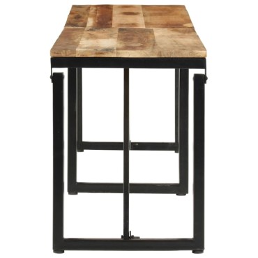 vidaXL Πάγκος 160x35x46cm από Μασίφ Ξύλο Μάνγκο 1 τεμ.