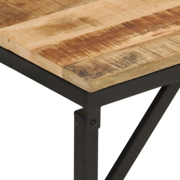 vidaXL Πάγκος 160x35x46cm από Μασίφ Ξύλο Μάνγκο 1 τεμ.