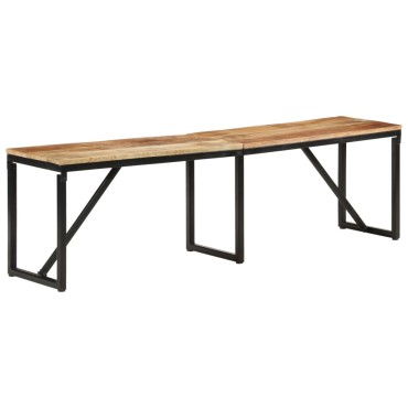 vidaXL Πάγκος 160x35x46cm από Μασίφ Ξύλο Μάνγκο 1 τεμ.