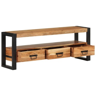 vidaXL Έπιπλο Τηλεόρασης 120x30x45cm από Μασίφ Ξύλο Ακακίας
