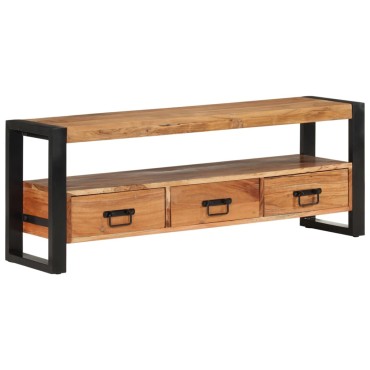 vidaXL Έπιπλο Τηλεόρασης 120x30x45cm από Μασίφ Ξύλο Ακακίας