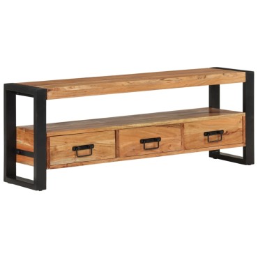 vidaXL Έπιπλο Τηλεόρασης 120x30x45cm από Μασίφ Ξύλο Ακακίας