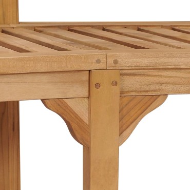 vidaXL Παγκάκι με Καμπυλωτή Πλάτη από Μασίφ Ξύλο Teak 180x66x86cm 1 τεμ.