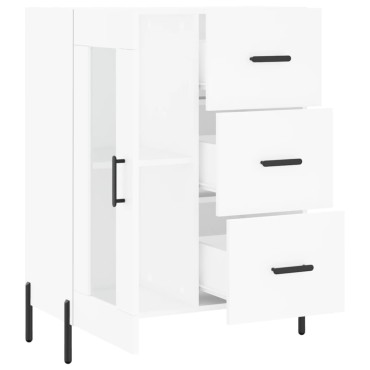vidaXL Ντουλάπι Λευκό 69,5x34x90cm από Επεξεργασμένο Ξύλο 1 τεμ.