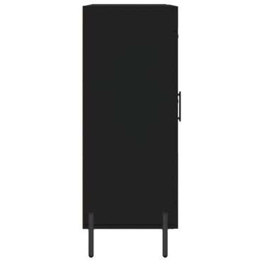 vidaXL Συρταριέρα Μαύρη 69,5x34x90cm από Επεξεργασμένο Ξύλο 1 τεμ.