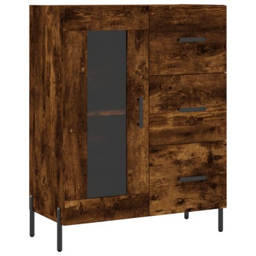 vidaXL Ντουλάπι Καπνιστή Δρυς 69,5x34x90cm Επεξεργασμένο Ξύλο 1 τεμ.