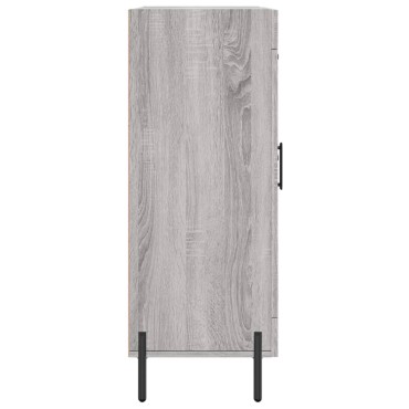 vidaXL Ντουλάπι Γκρι Sonoma 69,5x34x90cm από Επεξεργασμένο Ξύλο 1 τεμ.
