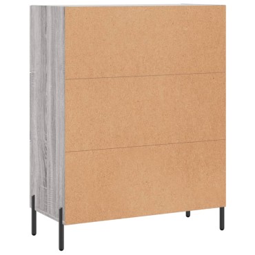 vidaXL Ντουλάπι Γκρι Sonoma 69,5x34x90cm από Επεξεργασμένο Ξύλο 1 τεμ.