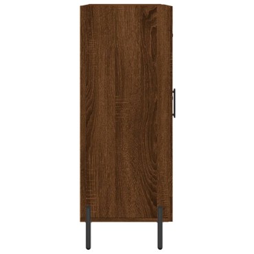 vidaXL Ντουλάπι Καφέ Δρυς 69,5x34x90cm Επεξεργασμένο Ξύλο 1 τεμ.