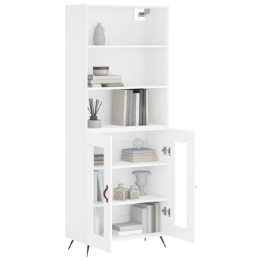 vidaXL Ντουλάπι Λευκό 69,5x34x180cm από Επεξεργασμένο Ξύλο 1 τεμ.