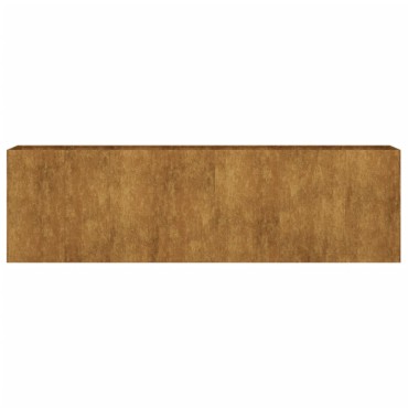 vidaXL Ζαρντινιέρα 280 x 40 x 80 εκ. από Ατσάλι Σκληρυθέν στον Αέρα