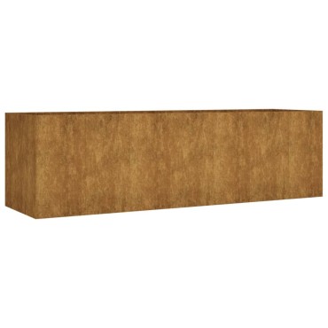 vidaXL Ζαρντινιέρα 280 x 80 x 80 εκ. από Ατσάλι Σκληρυθέν στον Αέρα