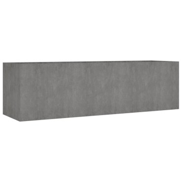vidaXL Ζαρντινιέρα 280 x 80 x 80 εκ. από Ατσάλι Σκληρυθέν στον Αέρα