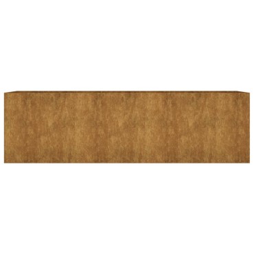 vidaXL Ζαρντινιέρα 280 x 80 x 80 εκ. από Ατσάλι Σκληρυθέν στον Αέρα