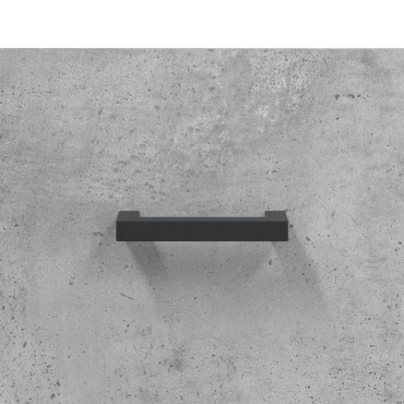 vidaXL Ντουλάπι Γκρι Σκυροδέματος 69,5x34x180cm Επεξεργασμένο Ξύλο 1 τεμ.