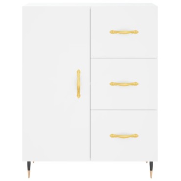 vidaXL Ντουλάπι Λευκό 69,5x34x180cm από Επεξεργασμένο Ξύλο 1 τεμ.