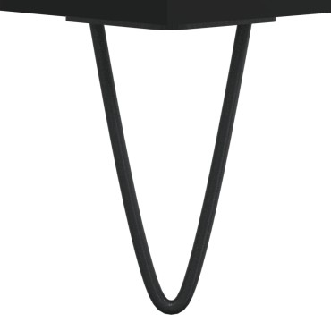 vidaXL Ντουλάπι Μαύρο 69,5x34x180cm από Επεξεργασμένο Ξύλο 1 τεμ.