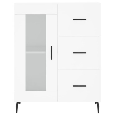 vidaXL Ντουλάπι Λευκό 69,5x34x180cm από Επεξεργασμένο Ξύλο 1 τεμ.