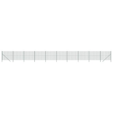 vidaXL Συρματόπλεγμα Περίφραξης Πράσινο 1,6x25 μ. Γαλβανισμένο Ατσάλι