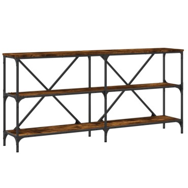 vidaXL Τραπέζι Κονσόλα Sonoma Δρυς 160x30x75cm Επεξ. Ξύλο/Σίδηρος 1 τεμ.