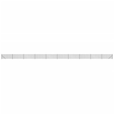 vidaXL Συρματόπλεγμα Περίφραξης Ανθρακί 0,8x25 μ. με Βάσεις Φλάντζα