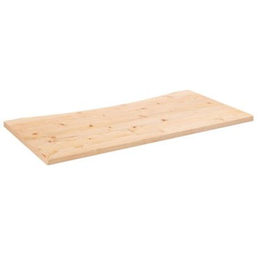 vidaXL Επιφάνεια Γραφείου 110 x 55 x 2,5 εκ. από Μασίφ Ξύλο Πεύκου