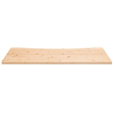 vidaXL Επιφάνεια Γραφείου 110 x 55 x 2,5 εκ. από Μασίφ Ξύλο Πεύκου