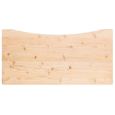 vidaXL Επιφάνεια Γραφείου 110 x 55 x 2,5 εκ. από Μασίφ Ξύλο Πεύκου