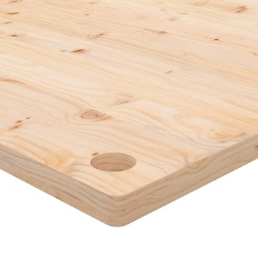 vidaXL Επιφάνεια Γραφείου 110 x 60 x 2,5 εκ. από Μασίφ Ξύλο Πεύκου