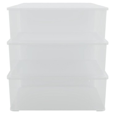 vidaXL Κουτιά Αποθήκευσης Πλαστικά Στοιβαζόμενα 6 τεμ. 5 Λίτρων