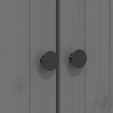 vidaXL Βιβλιοθήκη BODO Γκρι 82x40x173cm από Μασίφ Ξύλο Πεύκου 1 τεμ.
