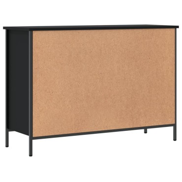 vidaXL Παπουτσοθήκη Μαύρη 100x35x70cm από Επεξεργασμένο Ξύλο