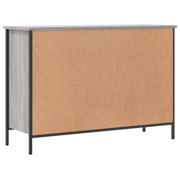 vidaXL Παπουτσοθήκη Γκρι Sonoma 100x35x70cm από Επεξεργ. Ξύλο