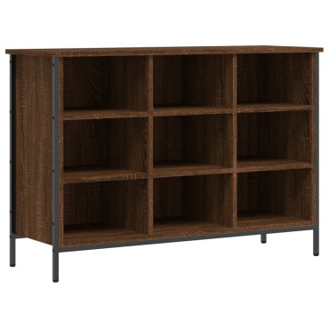 vidaXL Παπουτσοθήκη Καφέ Δρυς 100x35x70cm από Επεξεργασμένο Ξύλο