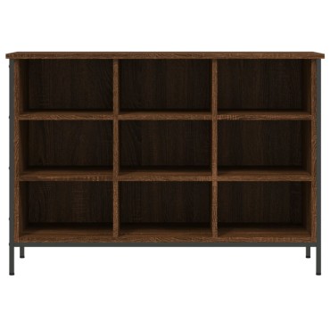 vidaXL Παπουτσοθήκη Καφέ Δρυς 100x35x70cm από Επεξεργασμένο Ξύλο