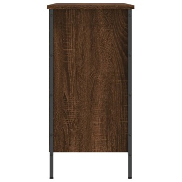 vidaXL Παπουτσοθήκη Καφέ Δρυς 100x35x70cm από Επεξεργασμένο Ξύλο