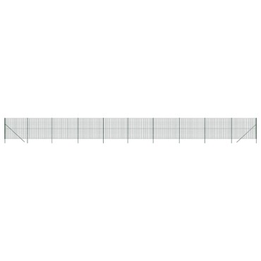 vidaXL Συρματόπλεγμα Περίφραξης Πράσινο 2,2x25 μ. Γαλβανισμένο Ατσάλι