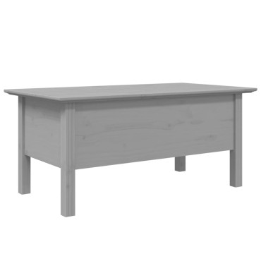 vidaXL Τραπέζι Σαλονιού BODO Γκρι 100x55x46cm Μασίφ Ξύλο Πεύκου 1 τεμ.