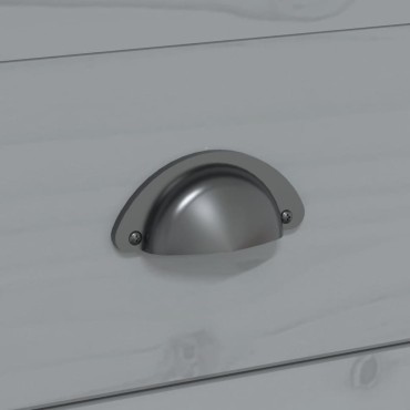 vidaXL Τραπέζι Σαλονιού BODO Γκρι 100x55x46cm Μασίφ Ξύλο Πεύκου 1 τεμ.