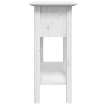 vidaXL Τραπέζι Κονσόλα BODO Λευκό 91x35x74cm Μασίφ Ξύλο Πεύκου 1 τεμ.