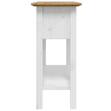 vidaXL Τραπέζι Κονσόλα BODO Καφέ 91x35x74cm Μασίφ Ξύλο Πεύκου 1 τεμ.